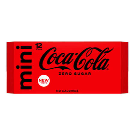 Coca Cola Mini Zero Sugar (24 x 0,15 Liter cans NL)