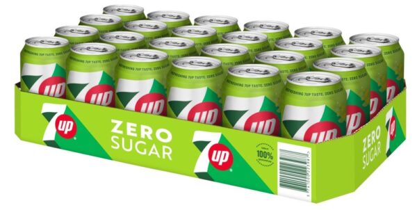 7Up Zero Sugar (24 x 0,33 Liter cans DK)