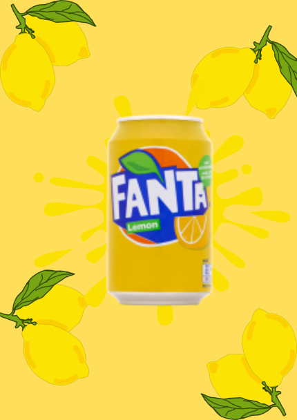 Fanta Lemon (24 x 0,33 Liter cans DK)