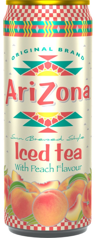Arizona Iced Tea with Peach Flavour (12 x 0,33 Liter cans NL)