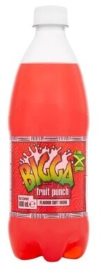 Bigga Fruit Punch Drink (12 x 0,6 Liter bottles)