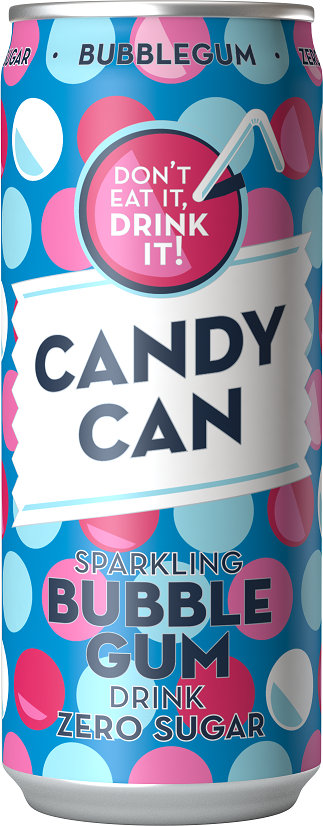 Candy Can Bubblegum (12 x 0,33 Liter cans NL)