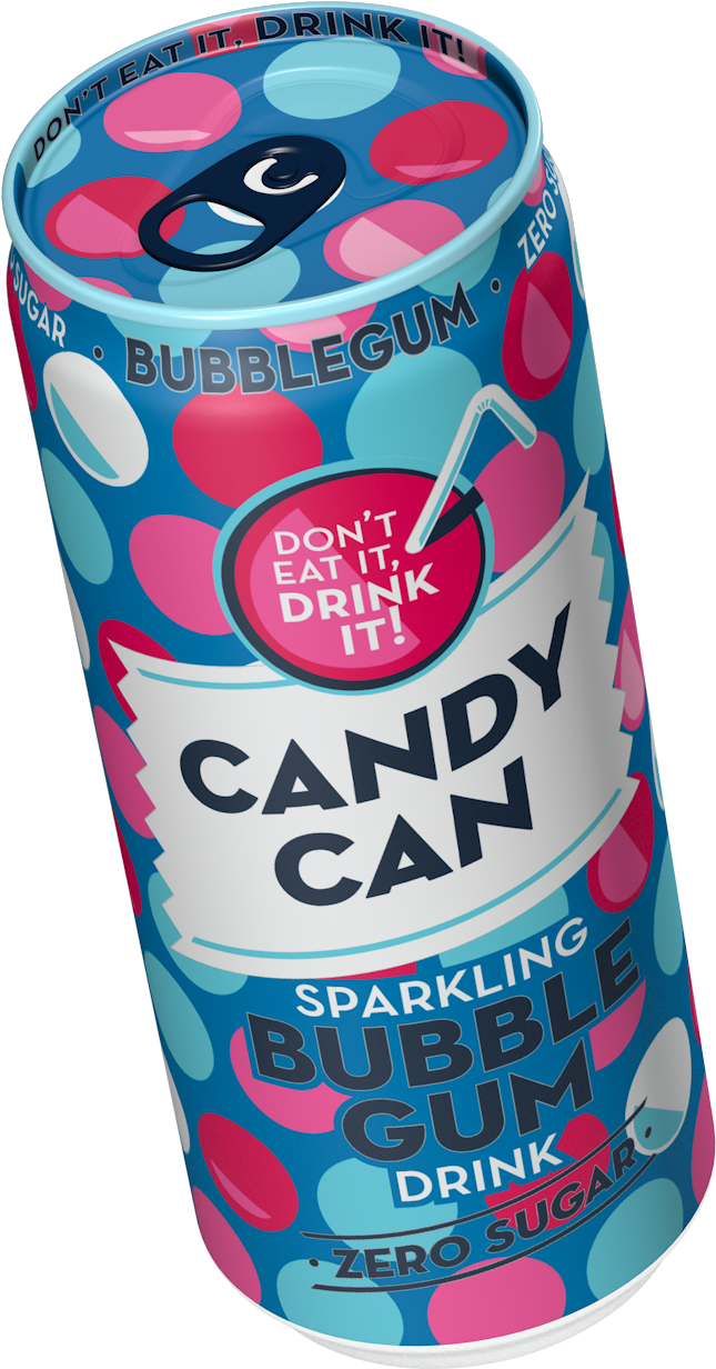 Candy Can Bubblegum (12 x 0,33 Liter cans NL)