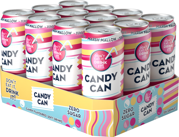 Candy Can Marshmallow (12 x 0,33 Liter cans NL)