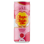 Chupa Chups Sparkling Raspberry & Cream Flavour (24 x 0,25 Liter cans)