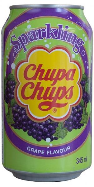 Chupa Chups Grape Flavour (24 x 0,345 Liter cans)