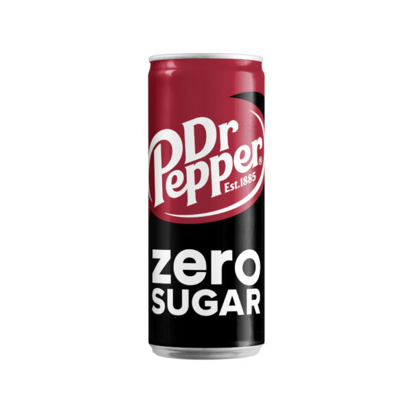 Dr. Pepper Zero Sugar (24 x 0,33 Liter cans PL) sleek can