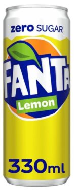 Fanta Zero Sugar Lemon (24 x 0,33 Liter cans NL)