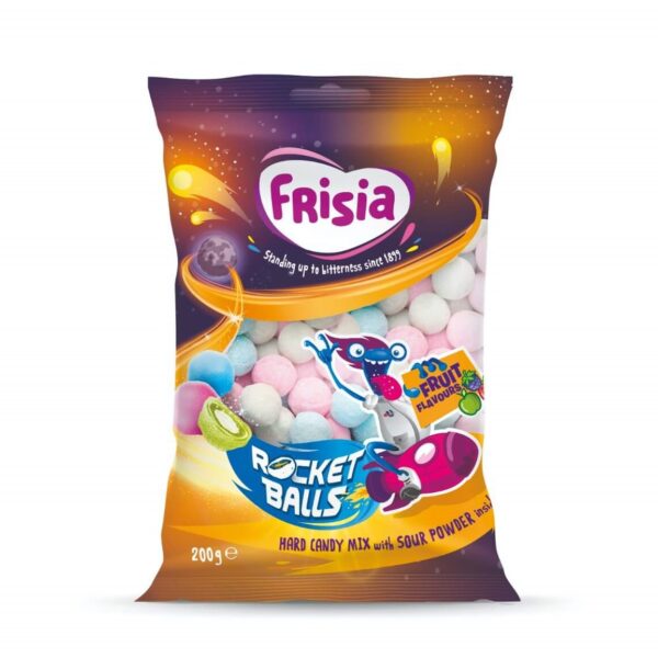 Frisia Rocket Balls Fruitmix (12 x 200g bags)