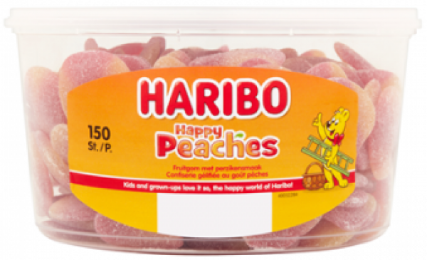 Haribo Happy-Peaches Silo (1.350Gr.)