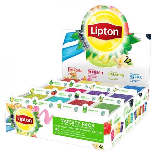 Lipton Feel Good Selection Assortibox (1 x 180 teabags)