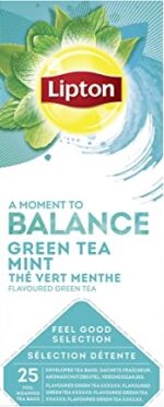 Lipton Balance Green Tea Mint (6 x 25 teabags)