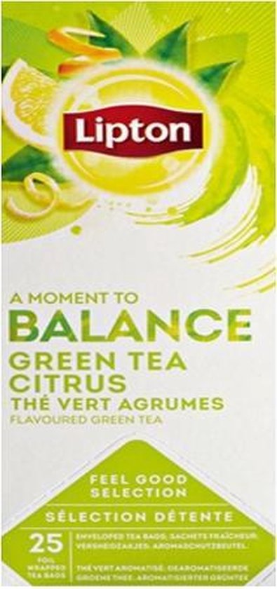 Lipton Balance Green Tea Citrus (6 x 25 teabags)