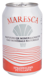 Maresca natural sparkling water (24 x 0,33 Liter cans NL)