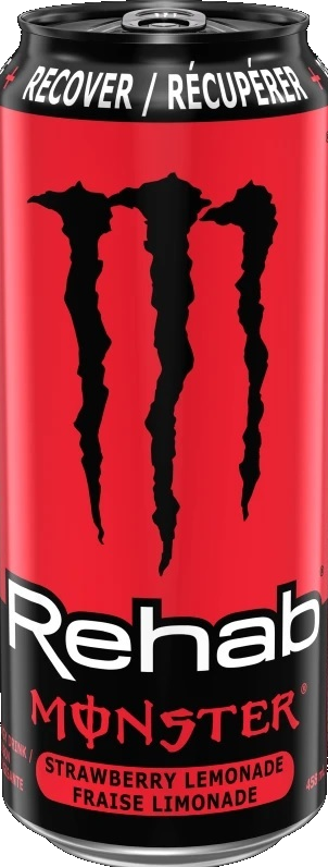 Monster Energy Rehab Strawberry Lemonade Canada Import (12 x 0,458 liter cans)