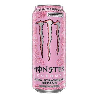 Monster Energy Ultra Strawberry Dreams (12 x 0,473 Liter cans CND)