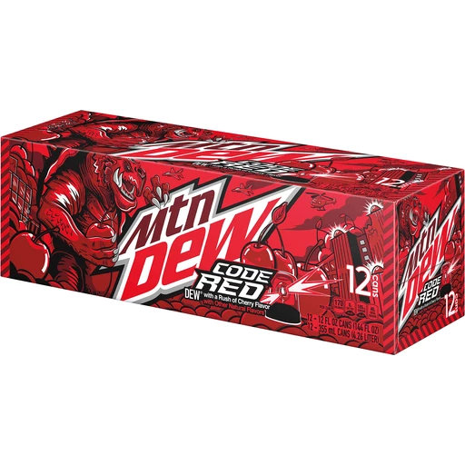 Mountain Dew USA Code Red (12 x 0,355 Liter Cans)