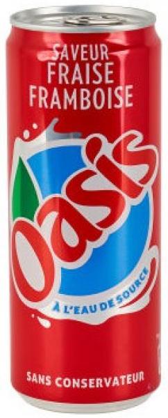 Oasis Fraise Framboise (24 x 0,33 Liter cans BE)