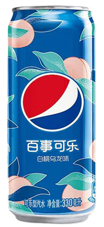 Pepsi White Peach (12 x 0,33 Liter cans)