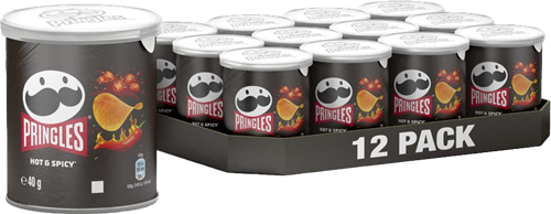 Pringles Hot & Spicy (12 x 40 gr.)