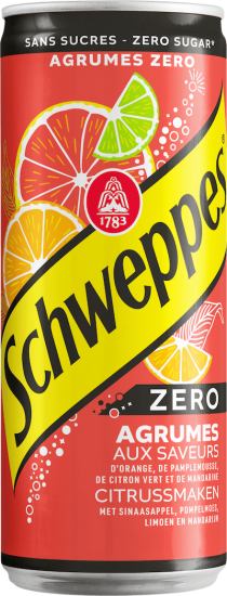 Schweppes Agrumes Zero (24 x 0,33 Liter cans BE)
