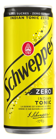 Schweppes Zero Indian Tonic (24 x 0,33 Liter cans BE)
