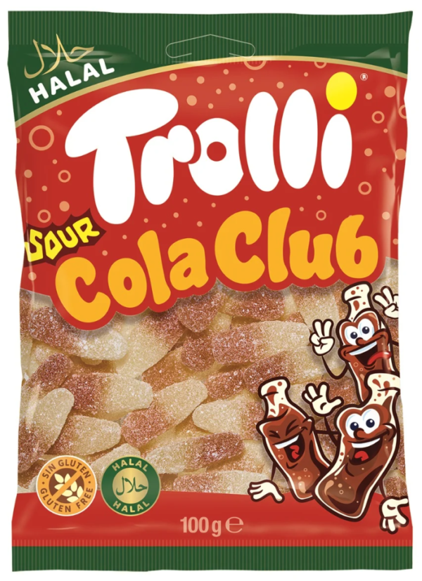 Trolli Sour Cola Club (30 x 100 Gr.)