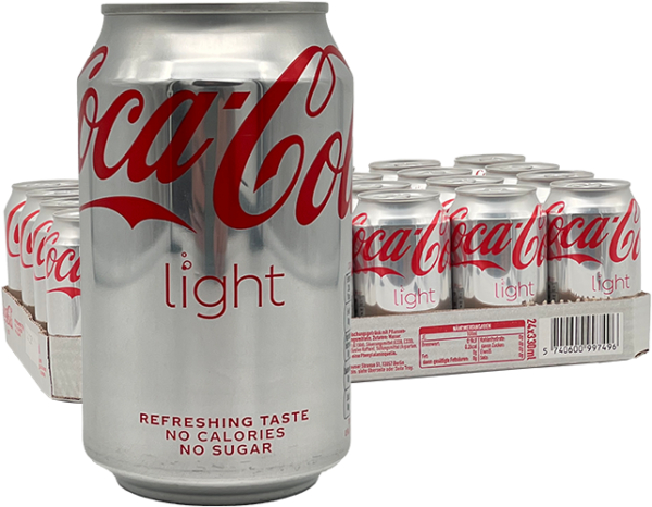 Coca Cola Light (24 x 0,33 Liter cans DK)