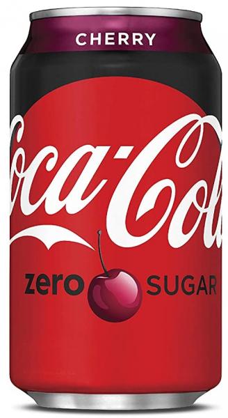 Coca Cola USA Cherry Zero Sugar (12 x 0,355 Liter cans)