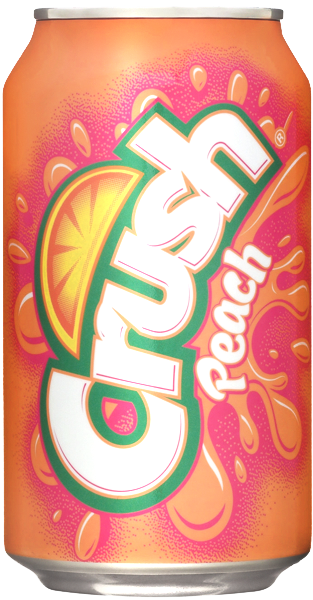 Crush Peach cans (12 x 0,355 Liter) - USA Import