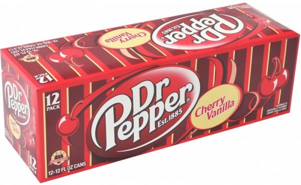Dr. Pepper USA Cherry Vanilla (12 x 0,355 Liter cans)