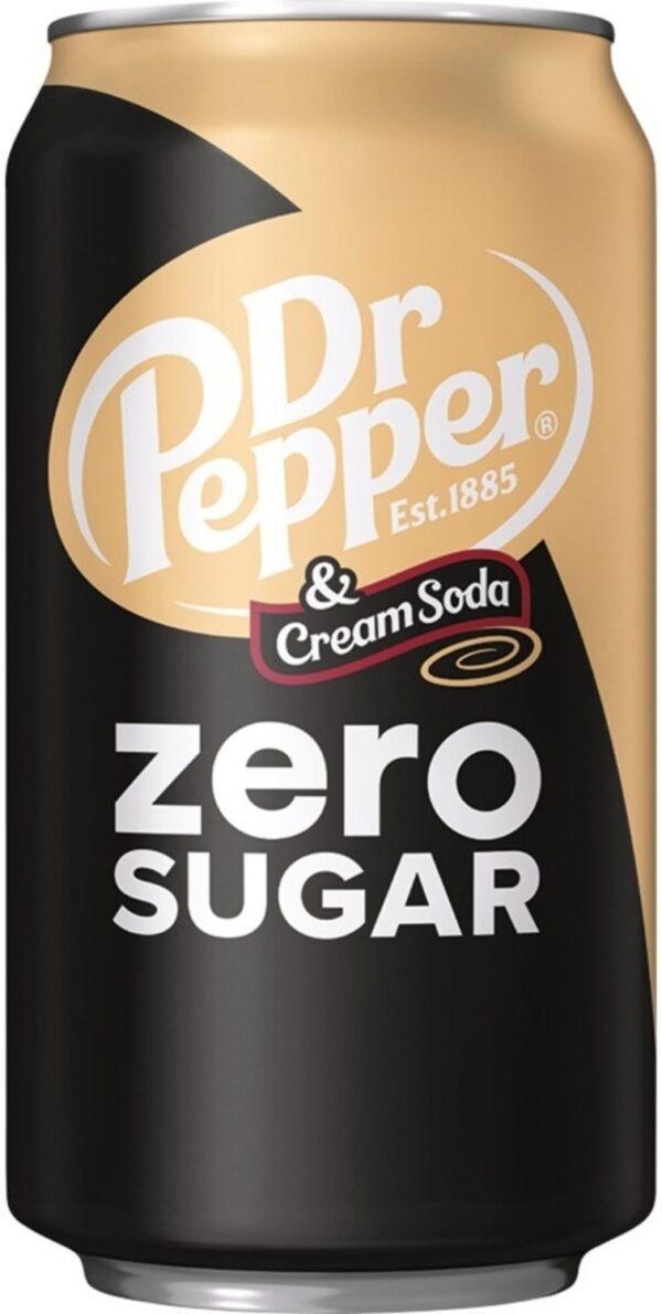 Dr. Pepper USA Cream Soda Zero (12 x 0,355 Liter cans)