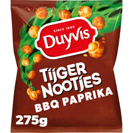 Duyvis Tijgernootjes BBQ Paprika (8 x 275g)