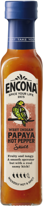 Encona Papaya Hot Pepper Sauce (6 x 142 ml)