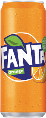 Fanta Orange Sleek Can (24 x 0,33 Liter cans from NL)