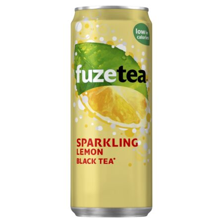 Fuze Tea Sparkling Black Tea (24 x 0,33 Liter cans NL)