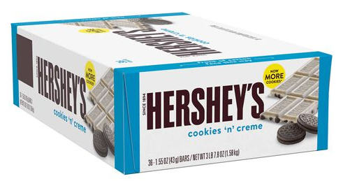 Hershey's Cookies 'n' Creme (36 x 43 Gr.)