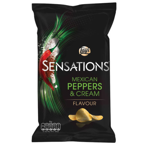 Lay's Sensations Mexican Peppers & Cream Chips (10 x 150 gr.)