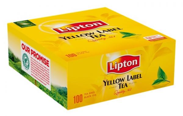 Lipton Feel Good Selection Tea Yellow Label without envelope (4 x 100 teabags)