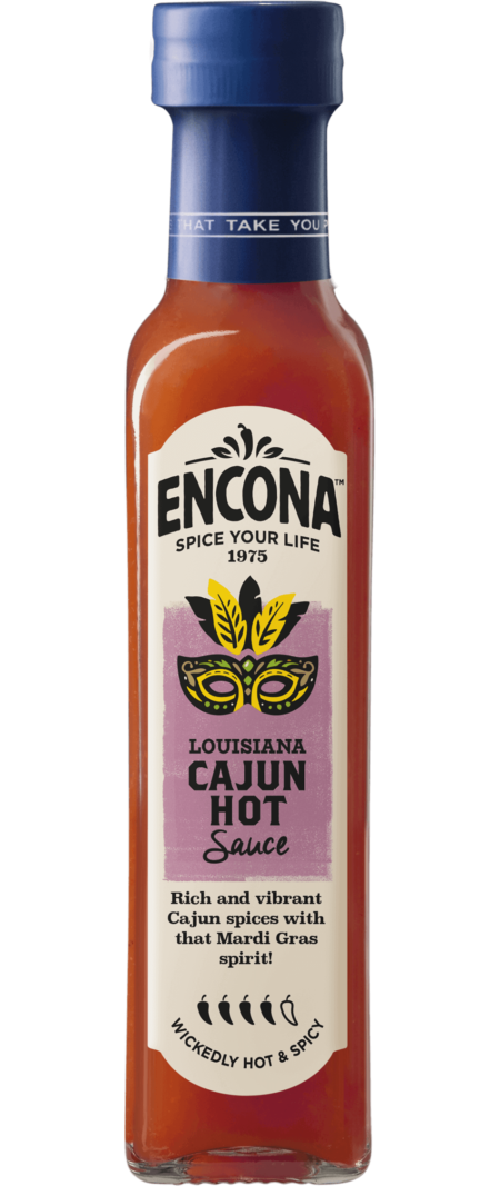 Encona Louisiana Cajun Hot Sauce (6 x 142 ml)