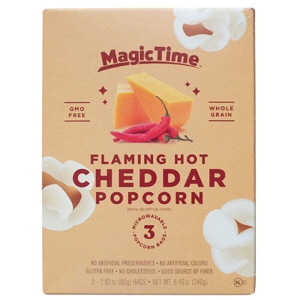 Magic Time Flaming Hot Cheddar Popcorn (240 g)
