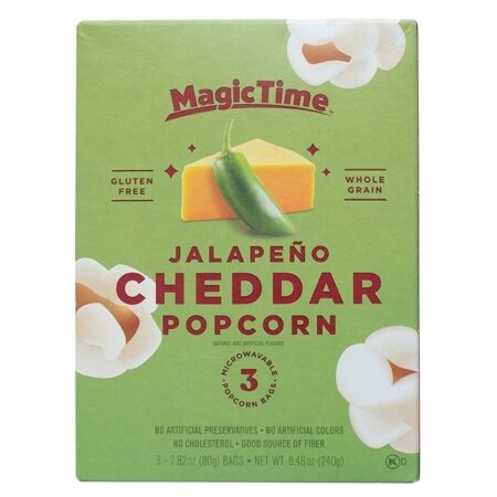 Magic Time Jalapeño Cheddar Popcorn (240 g)