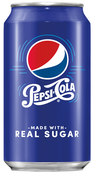 Pepsi USA Made With Real Sugar (12 x 0,355 Liter cans)