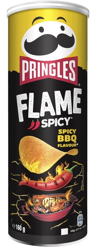 Pringles Flame Spicy BBQ (9 x 160 gr.)