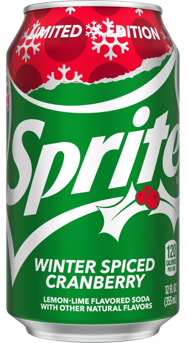 Sprite USA Winter Spiced Cranberry (12 x 0,355 Liter cans)